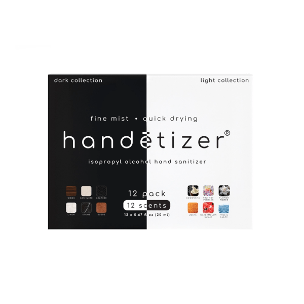 Front facing view of the handētizer Signature Discovery Twelve pack