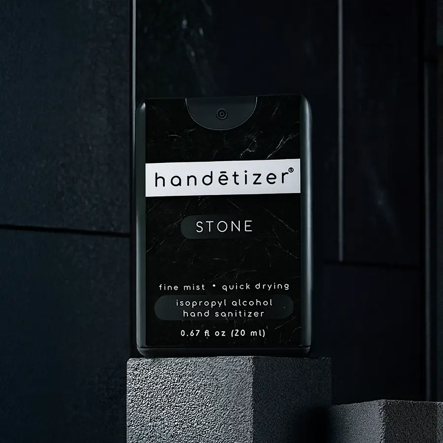 stone scented hand sanitizer spray